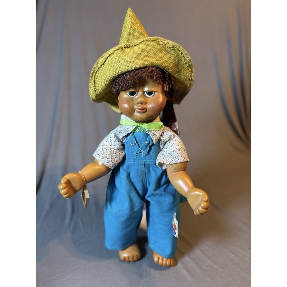 Naber Kid Doll 'Frieda' Blue Overalls